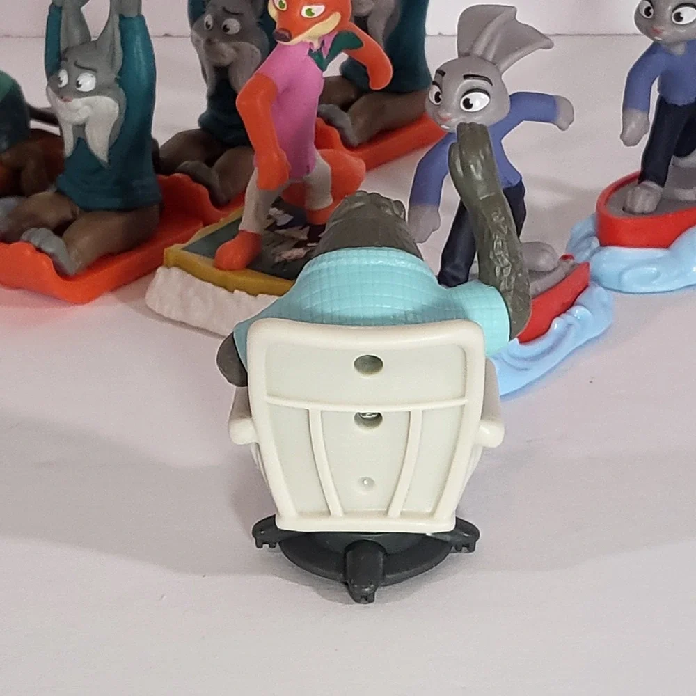 Lot of 8 Disney Zootopia McDonalds Happy Meal Nick Judy Flash Pawbert Nibbles
